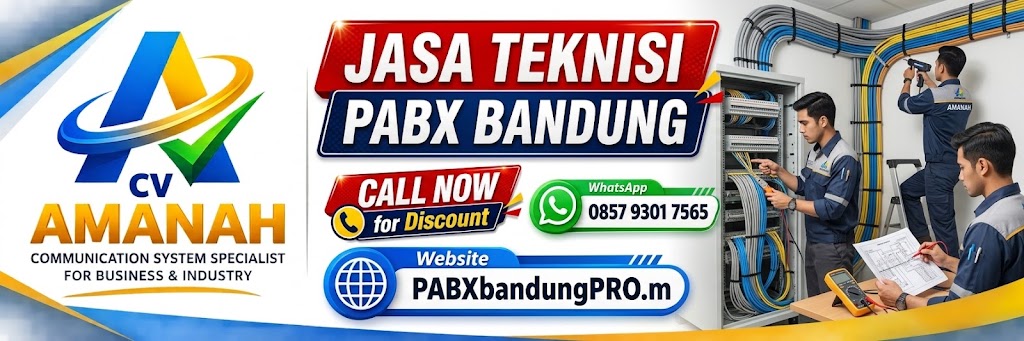 Teknsi PABX Bandung cv amanah banner