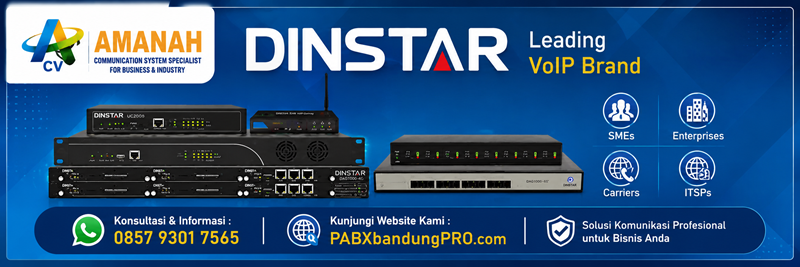 banner dinstar ippbx bandung
