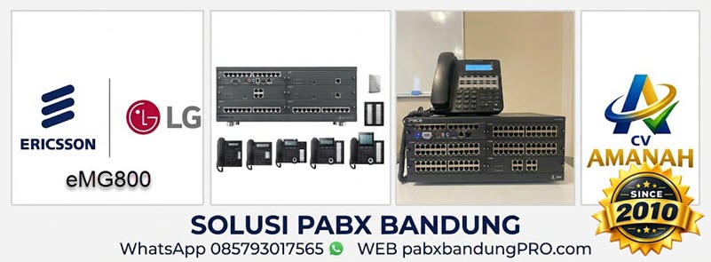 banner pabx ericsson lg bandung emg800 cv amanah