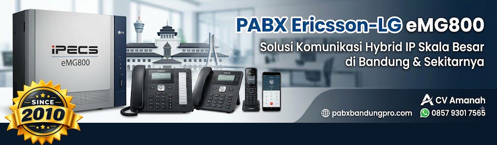 banner pabx ericsson lg bandung emg800