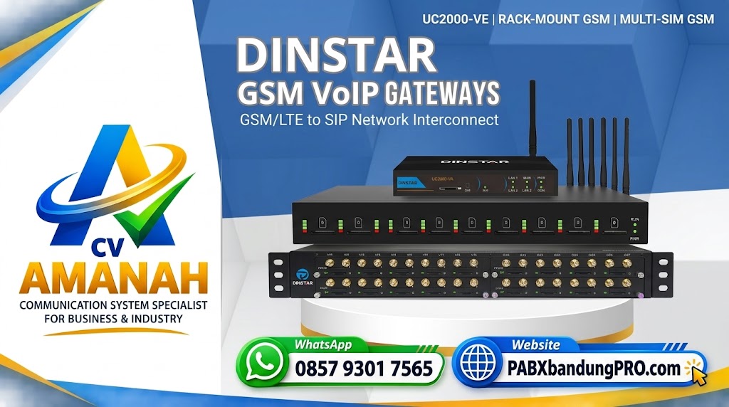 gsm voip gateway dinstar ippbx bandung harga murah