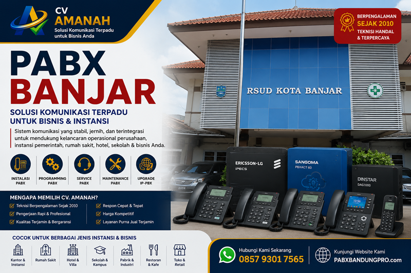 pabx banjar teknisi pabx banjar servis pabx banjar