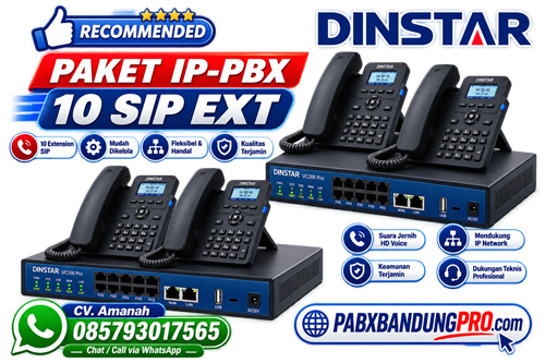 paket ip pabx bandung harga dinstar murah v2