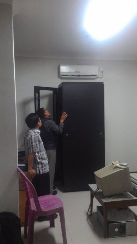 pasang pabx kx-ns300 panasonic di lab dan klinik parahita bandung (2)